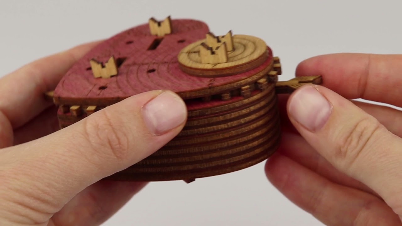 iDventure Trezor dřevěné srdce