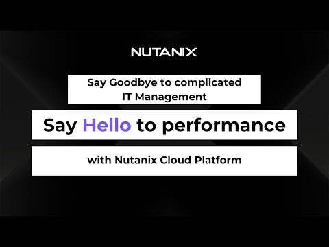 Nutanix Cloud Platform For Business-Critical Applications and Databases