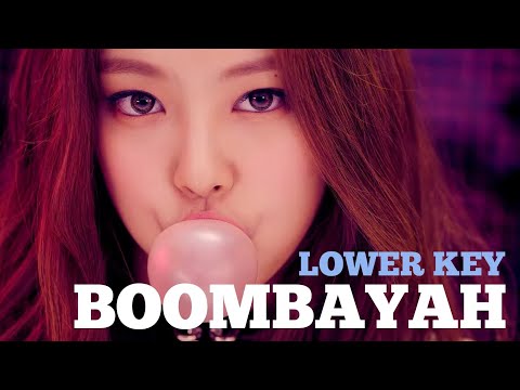 [KARAOKE] BOOMBAYAH - BLACKPINK (Lower Key) | Forever YOUNG