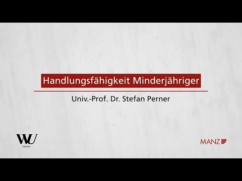 Perner/Spitzer/Kodek - Abschnitt 1.3 - Handlungsfähigkeit Minderjähriger