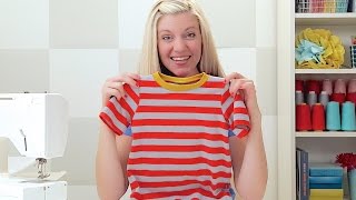 How to sew a T-shirt, for kids and adults