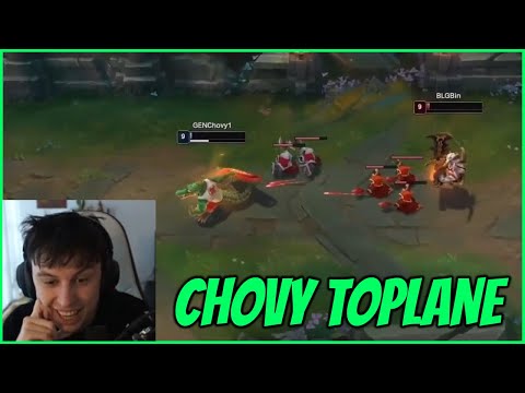 Tense Chovy VS Bin Top Lane Battle