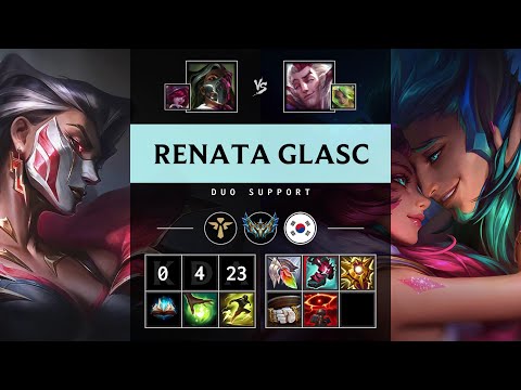 Renata Glasc Support vs Rakan - KR Challenger Patch 25.12