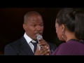 Jamie Foxx Stevie Wonder Sing Isn T She Lovely To Oprah Winfrey