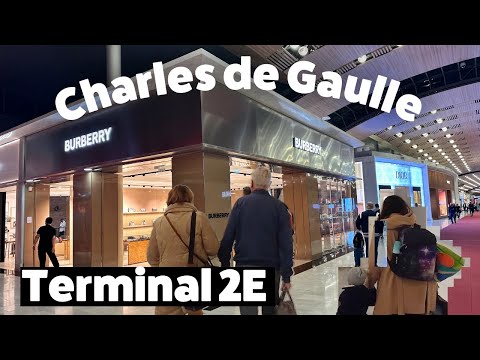 Paris Charles de Gaulle Airport Terminal 2E Full Tour | Duty Free Shopping:Louis Vuitton & YO! Sushi