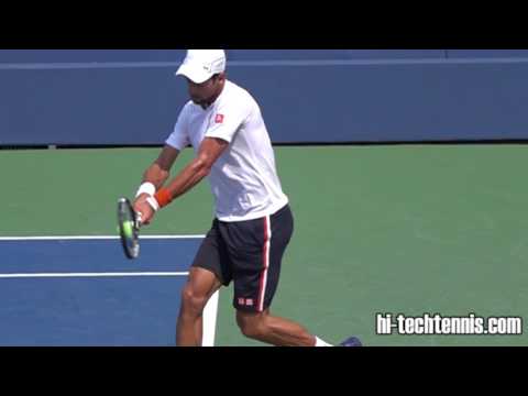Novak Djokovic Backhand Super Slow Motion