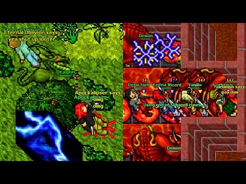 THE MOST INSANE THEFTS IN OLD TIBIA [PART II] (2005-07 7.5 - 7.92)