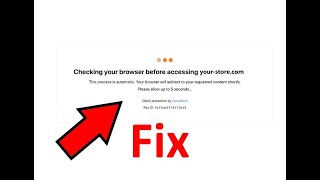 Fix Troubleshoot Stuck on ‘Checking Your Browser before Accessing’ Iss