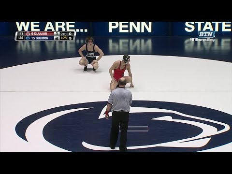 Big Ten Rewind: 2013 Wrestling - 133 LBs - OSU's Johnni Dijulius vs. PSU's Jimmy Golibon
