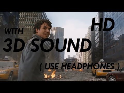 (3D SOUND) The Avengers - Hulk's "Im Always Angry" Scene (HD)