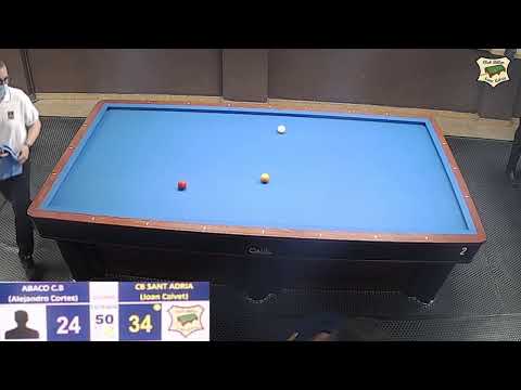 LIGA NACIONAL 3 BANDAS 2ª DIV - SANT ADRIA VS ABACO