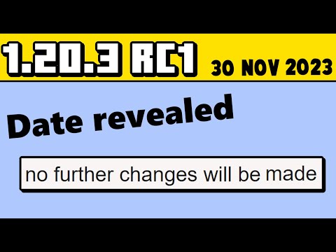 SHOCKING: Minecraft Update Date Revealed!