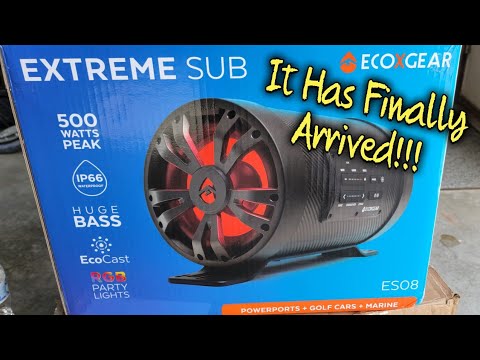 New Ecoxgear Subwoofer First Test