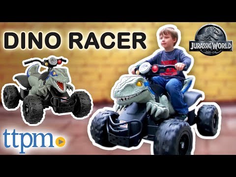 Power Wheels Jurassic World Dino Racer Ride-On [REVIEW] | Fisher-Price