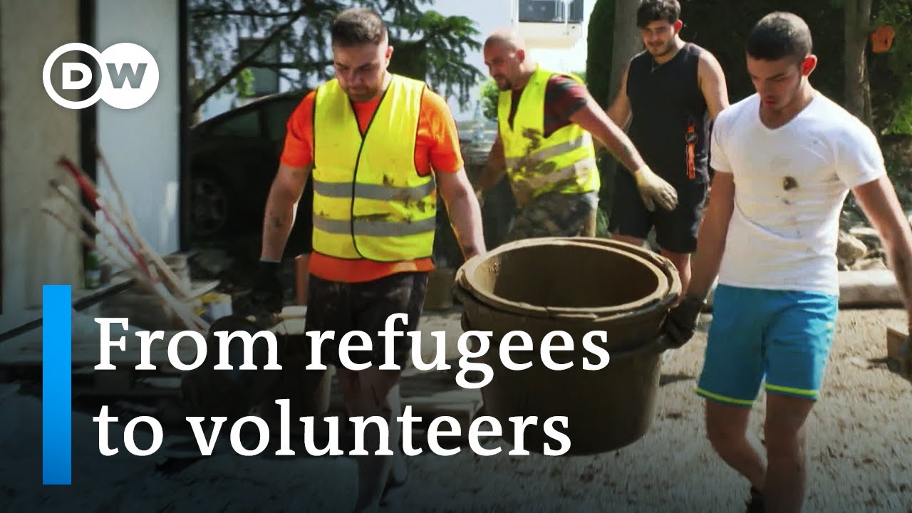 Syrians in Sinzig: Refugees help Germans rebuild after devastating floods