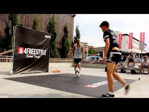 Quarter-final - LMK vs Tobias Becs - Norwegian Freestyle Football Championship 2014