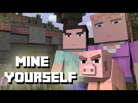 ReadySitGeek - Minecraft Song ♫  a Minecraft Parody of Love Yourself (Minecraft Animation)