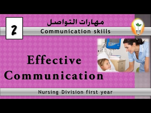 Communication skills lecture 1 what is communication ما هي مهارات التواصل