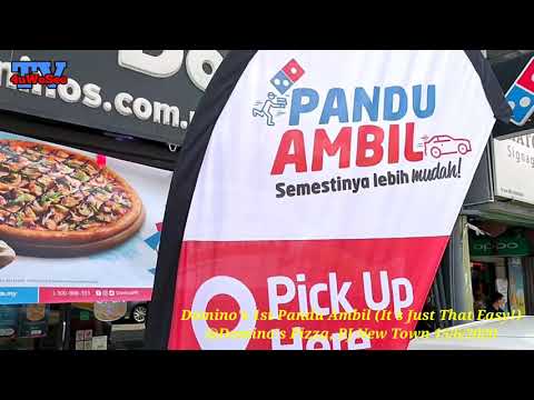 Domino's Pizza Kini Pandu Ambil (Semestinya Lebih Mudah!) 15/6/2020