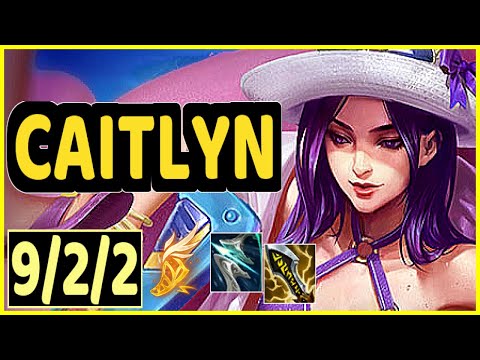 CAITLYN - 9/2/2 KDA BOTTOM ADC GAMEPLAY - EUW Ranked DIAMOND