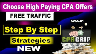 CPAGRIP - Step By Step Strategies TO Get Free Traffic For CPA OFFERS thumbnail