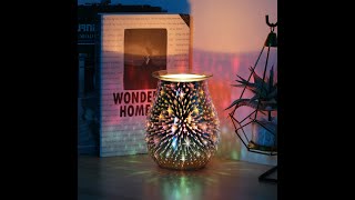 Aroma Electric Wax Melt Burner 3D Lamp Night Light Wax Warmer