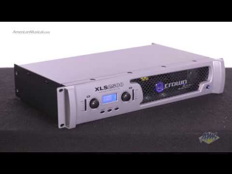 (2) Crown XLS 2500 2-Channel High Density Power Amplifier 2010s - Silver image 2