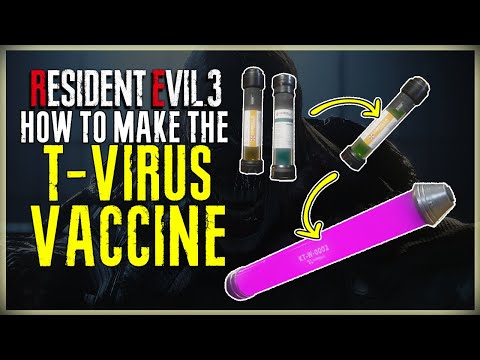 HOW TO MAKE THE T-VIRUS VACCINE IN RESIDENT EVIL 3 RE3 HOW TO SOLVE THE PUZZLE LOW MEDIUM HIGH