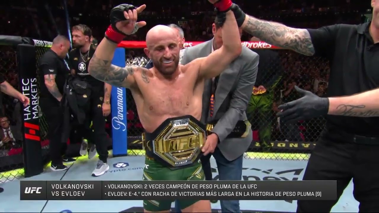 #UFC333 Volkanovski vs Evloev en VIVO el Sábado 24 de Octubre