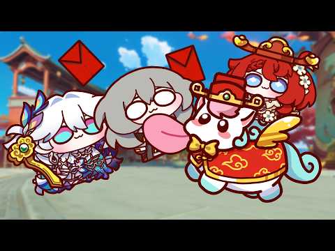 Yao Guang and Tribbie send red envelopes! Little Ica wishes you great luck in the Year of the Horse!