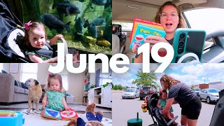 JUNE 19 VLOG | a fun day at the aquarium + shopping at the mall