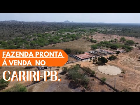 Fazenda á venda em Boa Vista-PB, medindo 864 hectares, Valor R$ 4.320.000,00.