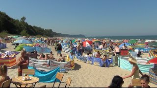 preview picture of video 'Władysławowo 2014-07-22 - morze, fale, plaża - HD'