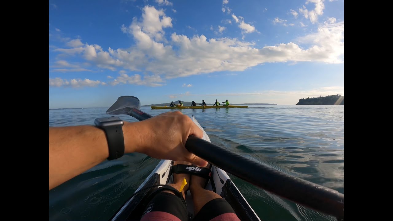 Beautiful morning paddle in Auckland