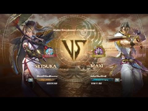 SOULCALIBUR™Ⅵ - FT10 + Extra Fights - BloodWindReever [Setsuka] Vs. AriesTheWolf [Maxi] - Part 1