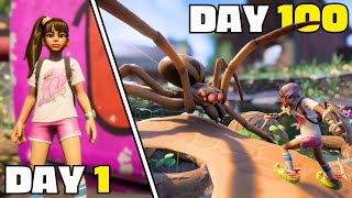 I Spent 100 Days in Grounded with NO Guides Allowed