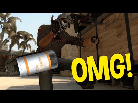 CS:GO SILVER FUNNY MOMENTS - THE LUCKIEST SMOKE EVER, AUTO PICK UP NOOB & MORE