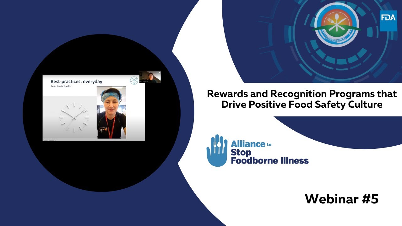 Webinar 5: Rewards & Recognition Programs that Drive Positive Food Safety Culture | October 26, 2022
