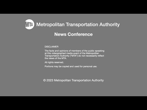 MTA News Conference - 9/29/2023 - Storm Update