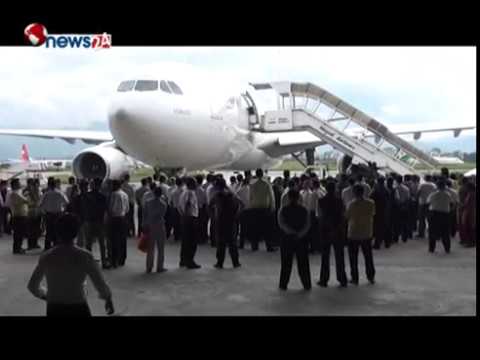 निगमका पाँचवटा जहाजबाट पूर्ण क्षमतामा अन्तराष्ट्रिय उडान शुरु - NEWS24 TV