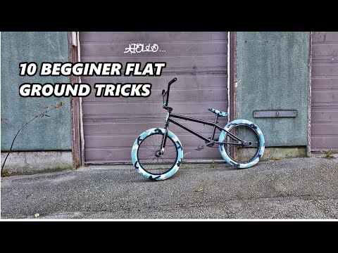 10 Flat Beginner BMX Tricks
