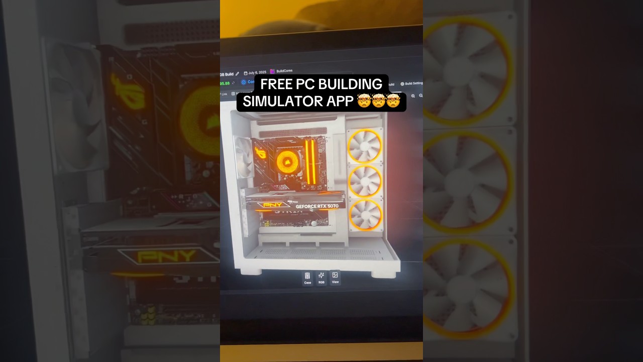 FREE PC BUILDING SIMULATOR APP #pcbuild #gamingpc #pcbuilding #pcmasterrace