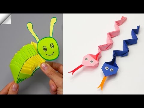 Fun and easy paper game 6 moving paper toys