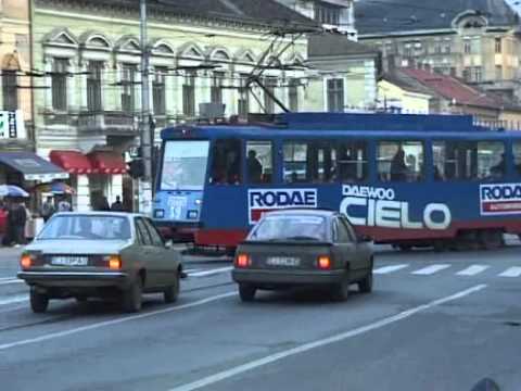 CLUJ NAPOCA TRAMS ROMANIA 1996
