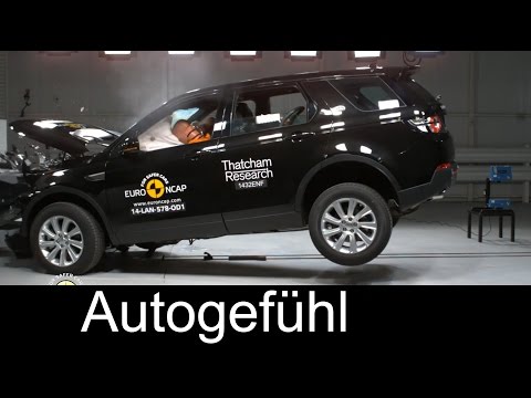 All-new Land Rover Discovery Sport 2015 crash test & AEB Autonomous Emergency Braking