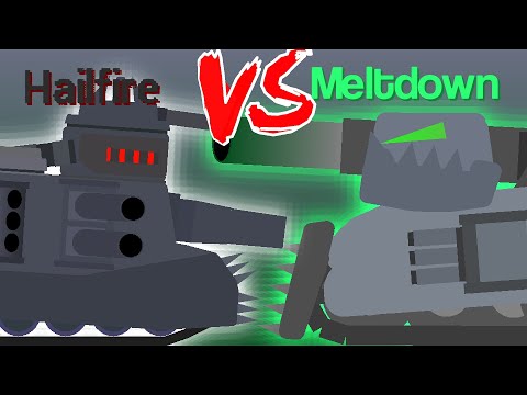 Gladiator battles: Hailfire VS Meltdown - Cartoons About Tanks
