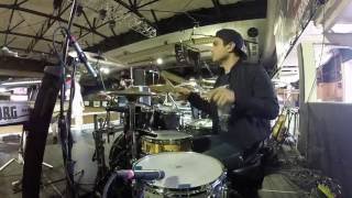 Drum View of La Mafia Soundcheck - El Paso, TX - 6/3/16