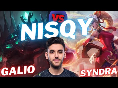 NISQY | GALIO VS SYNDRA | MID GAMEPLAY | Patch 15.10 / Season 15 | #LeagueofLegends