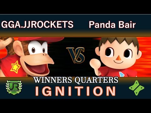 Ignition #40  WINNERS QUARTERS - GGA.JJROCKETS (Diddy Kong) vs Panda Bair (Villager)