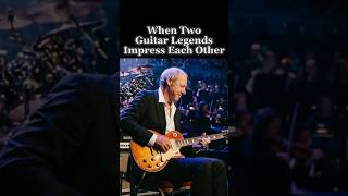 When Two Guitar Legends Impress Each Other #music #guitar #short